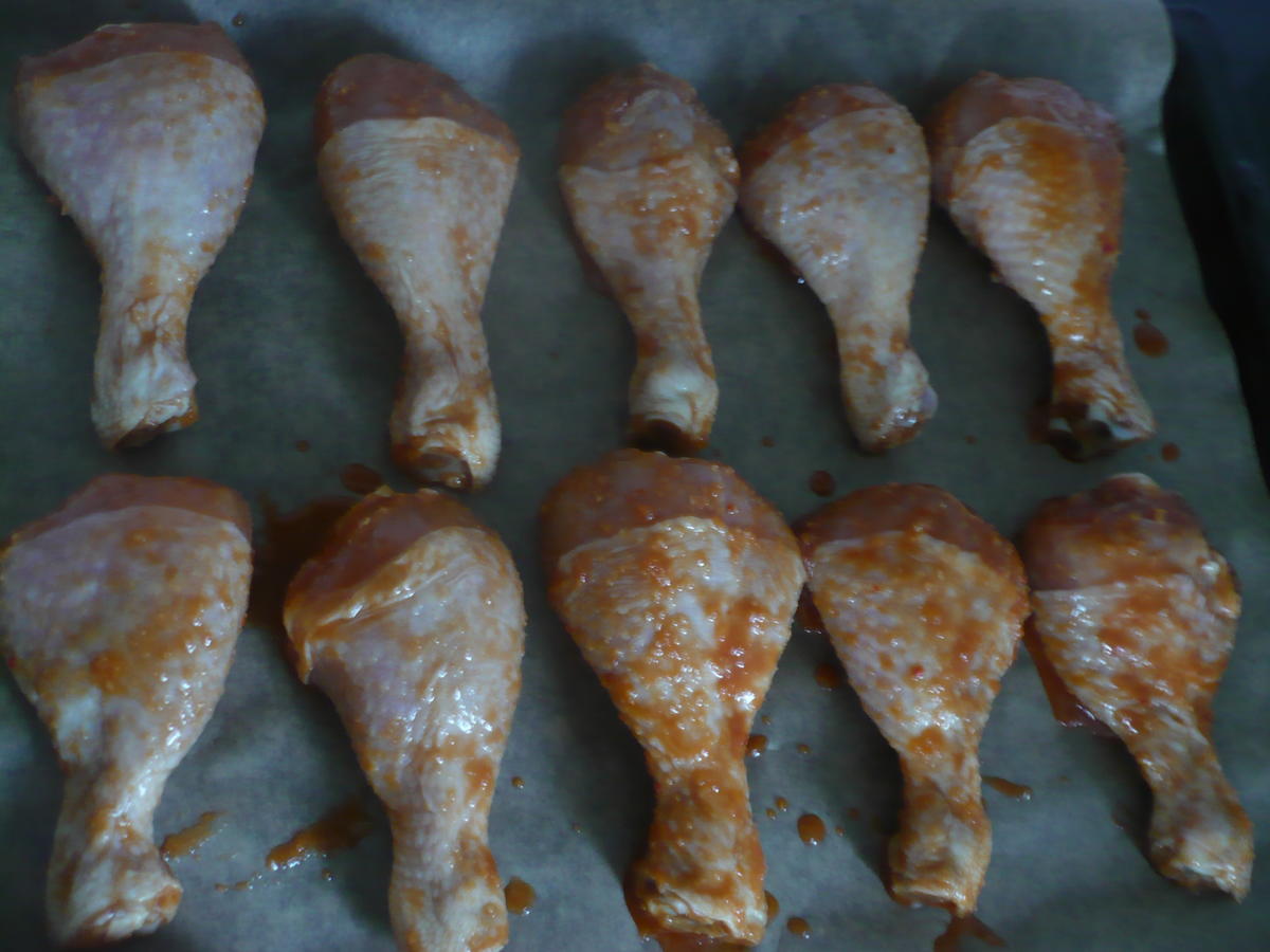 Marinierte Hähnchenkeulen aus dem Ofen - Rezept - Bild Nr. 8
