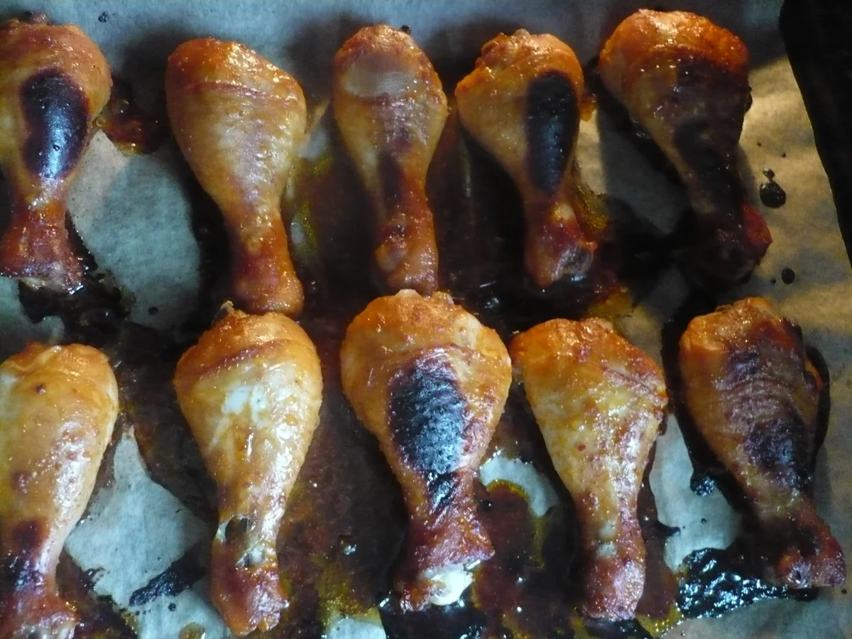Marinierte Hähnchenkeulen aus dem Ofen - Rezept - Bild Nr. 9