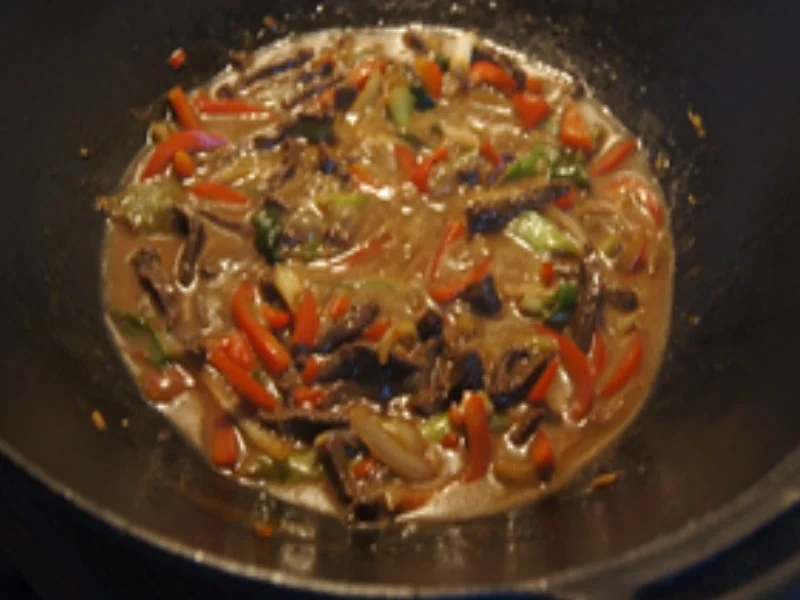 Rindfleisch mit Gemüse und Würzreis - Rezept - Bild Nr. 15