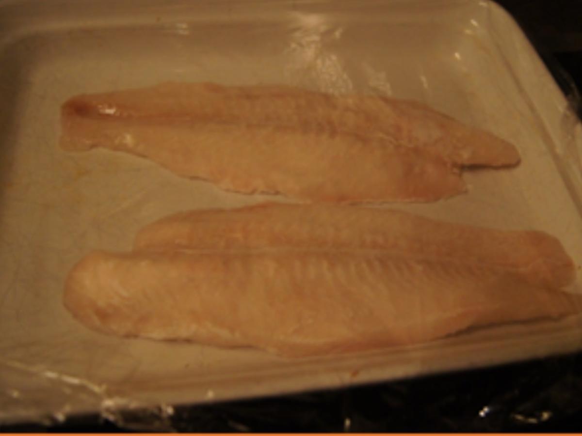 Knusper-Fischfilet auf Gemüsestreifen süß-sauer mit Basmatireis - Rezept - Bild Nr. 16890
