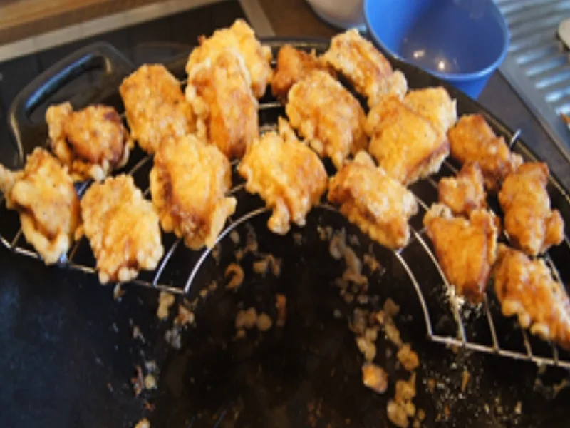 Knusper-Fischfilet auf Gemüsestreifen süß-sauer mit Basmatireis - Rezept - Bild Nr. 16896