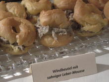 Pikantes Backen: Windbeutel mit Leber-Mousse - Rezept - Bild Nr. 2
