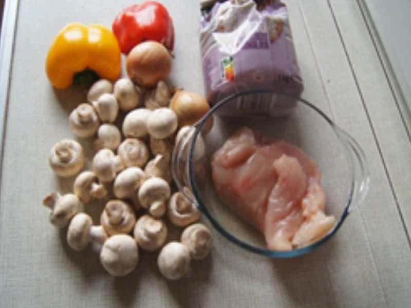 Hähnchenbrustfilet mit Champignons und Basmatireis - Rezept - Bild Nr. 3