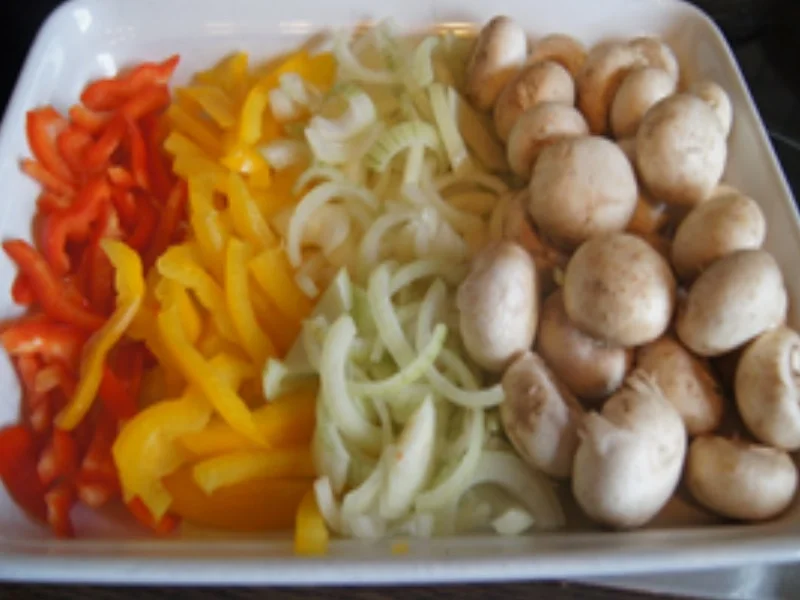 Hähnchenbrustfilet mit Champignons und Basmatireis - Rezept - Bild Nr. 16888