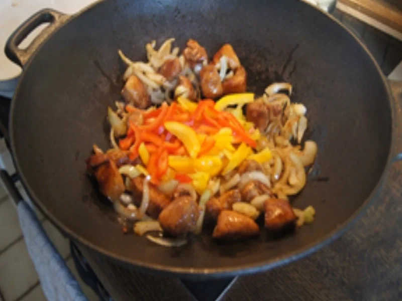 Hähnchenbrustfilet mit Champignons und Basmatireis - Rezept - Bild Nr. 16888