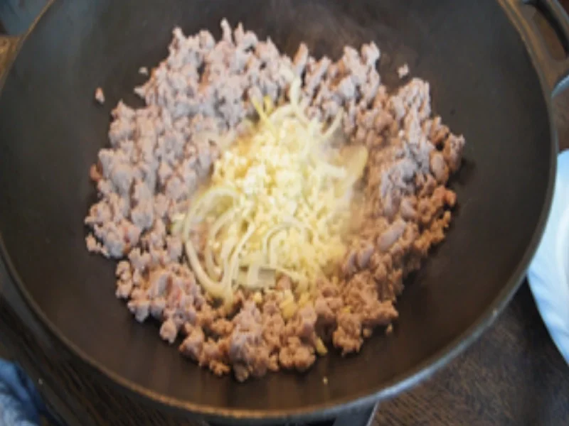 Bratnudeln mit Putenhackfleisch und Gemüse - Rezept - Bild Nr. 6