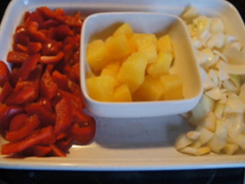 Hühnerfleisch süß-sauer mit Basmatireis - Rezept - Bild Nr. 8