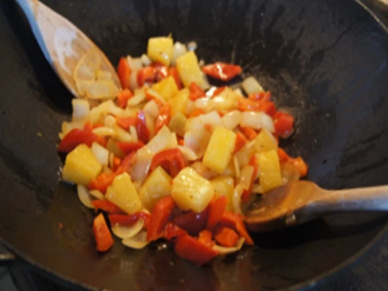 Hühnerfleisch süß-sauer mit Basmatireis - Rezept - Bild Nr. 16