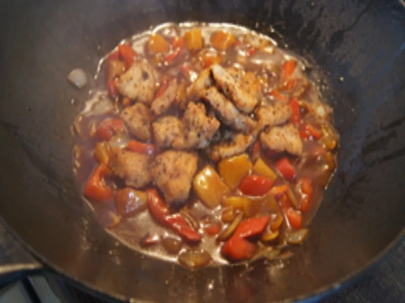 Hühnerfleisch süß-sauer mit Basmatireis - Rezept - Bild Nr. 20