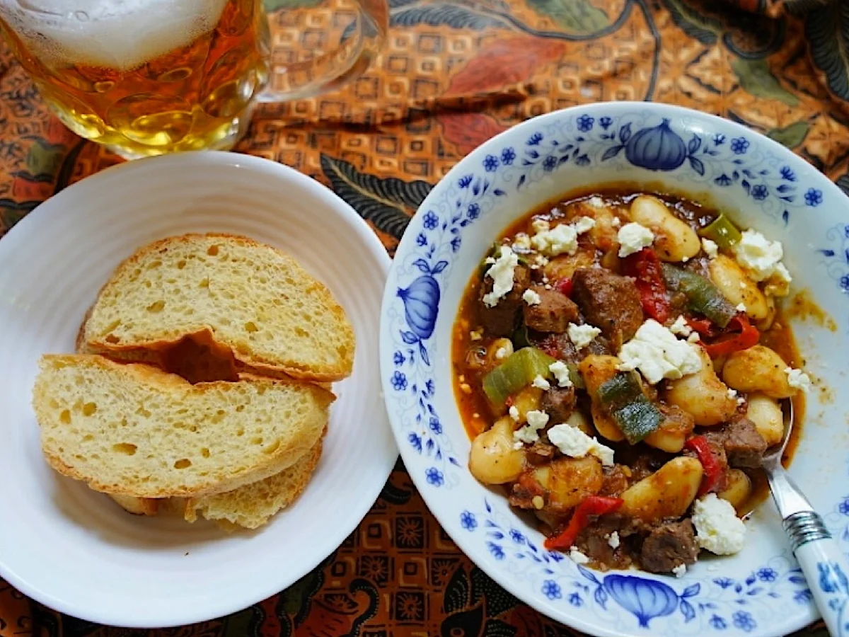 Kretische Bohnensuppe mit Zucchini und Tomaten - Rezept - Bild Nr. 2