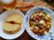 Rezept: Kretische Bohnensuppe mit Zucchini und Tomaten Bild Nr. 2 Kretische Bohnensuppe mit Zucchini und Tomaten - Rezept - Bild Nr. 2