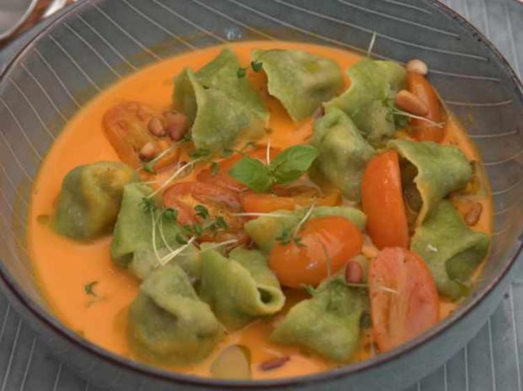 Pasta Mit Spinat Und Tomate Rezept Mit Bild Kochbar De