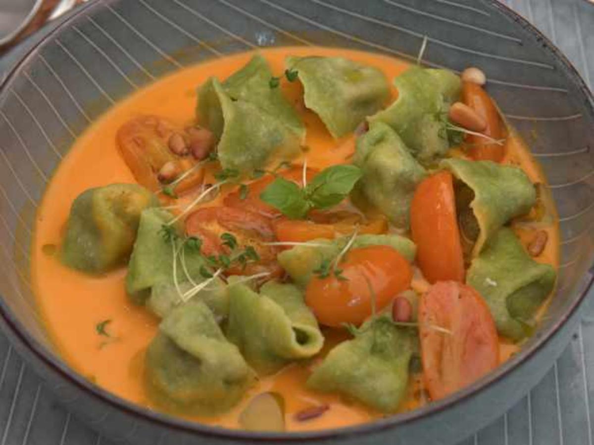 Pasta mit Spinat und Tomate - von Das perfekte Dinner