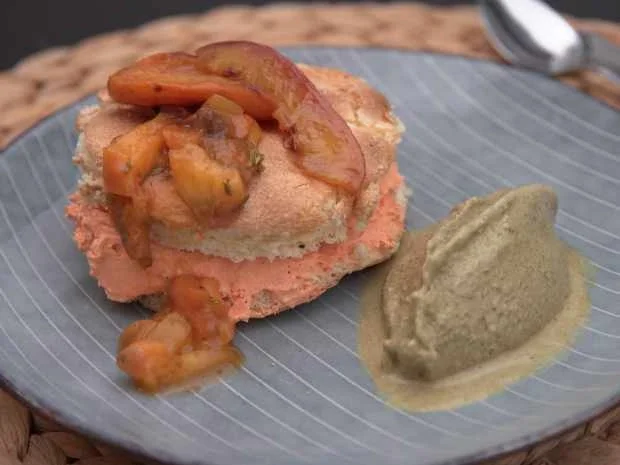 Aprikosentörtchen mit Eis - Rezept - Bild Nr. 16893