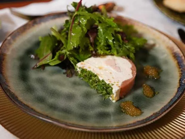 Gebeizter Saibling mit Salat - Rezept - Bild Nr. 16893