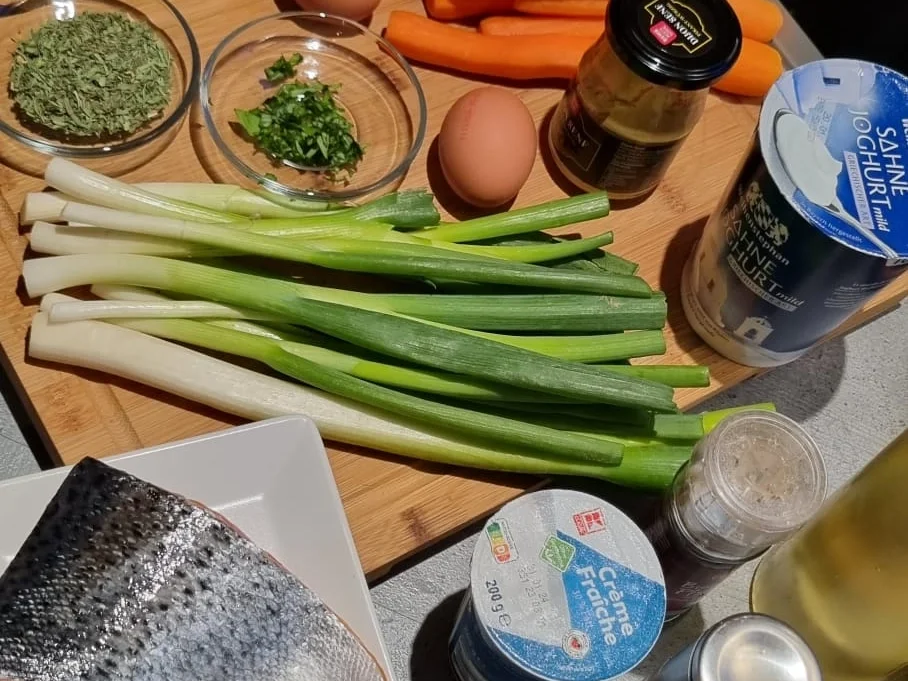 Rezept: Lachs auf Sauce Bernaise Bild Nr. 16894 Lachs auf Sauce Bernaise - Rezept - Bild Nr. 16894