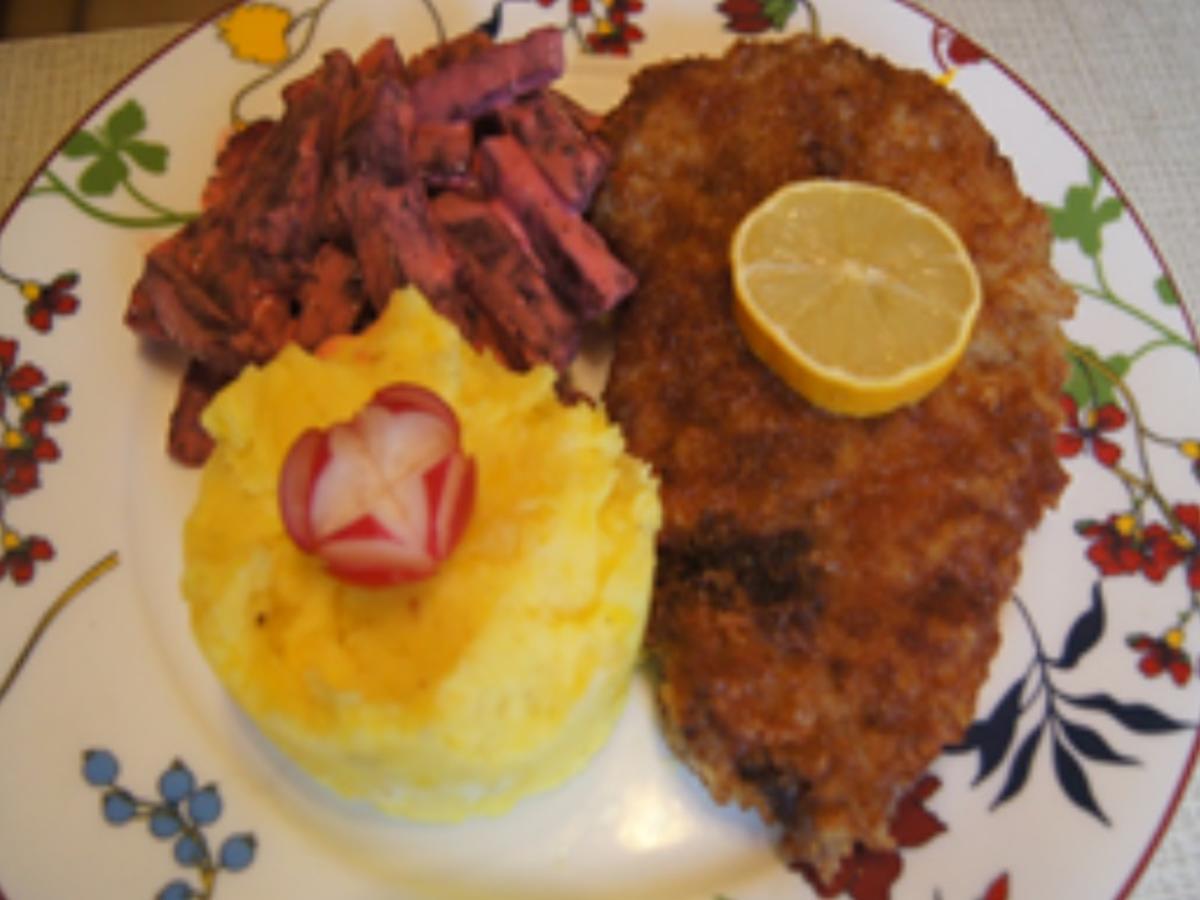 Nackenkotelett mit Kartoffelstampf und Rote-Bete-Salat - Rezept - Bild Nr. 20