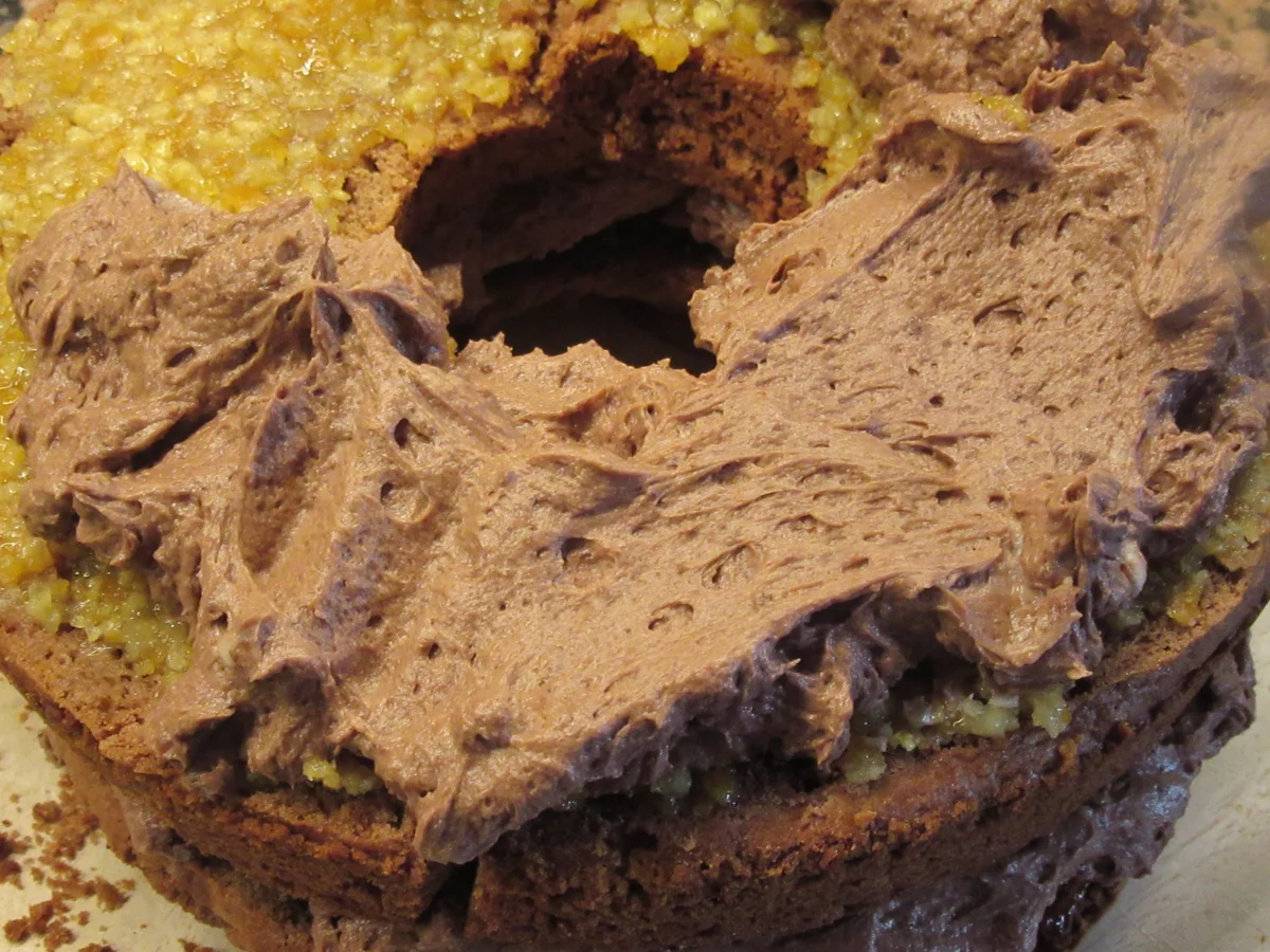 Backen: Schoko-Buttercreme-Orangen-Kranz - Rezept - Bild Nr. 16900