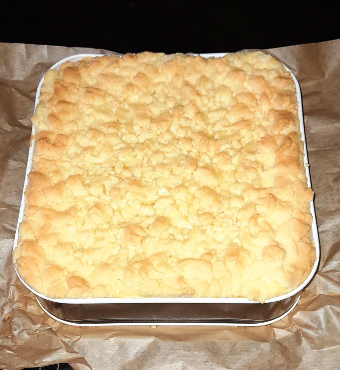 Vanillepudding-Kuchen mit Butterstreusel - Rezept - Bild Nr. 16893