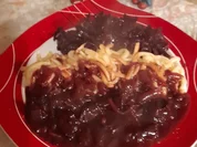 Rezept: Rehgullasch mit Preiselbeersoße Bild Nr. 2 Rehgullasch mit Preiselbeersoße - Rezept - Bild Nr. 2