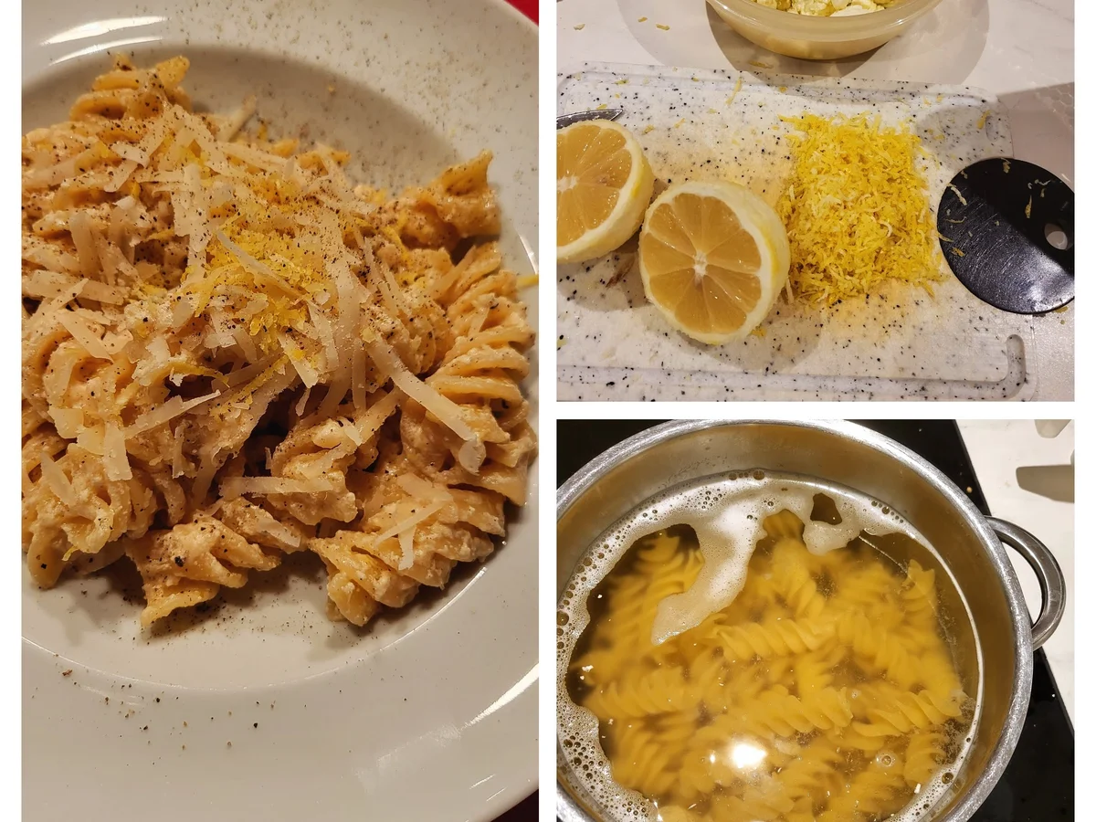 Pasta Ricotta al Limone - Rezept - Bild Nr. 16896