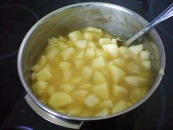 Lebkuchen Apfel Schokotorte - Rezept - Bild Nr. 3