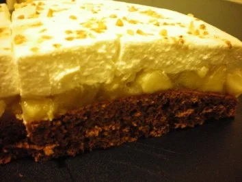 Lebkuchen Apfel Schokotorte - Rezept