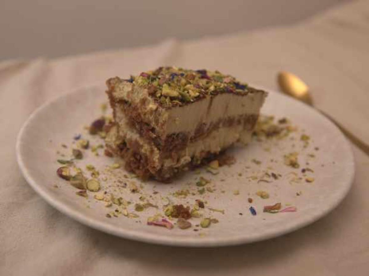 Veganes Pistazien-Tiramisu - Rezept mit Bild - kochbar.de