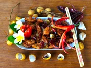 Hähnchenwürfel auf Kung-Pao-Art - Rezept - Bild Nr. 16894