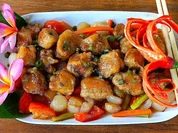 Süß-saure Hühnerbrust alla Ibu Sri - Rezept - Bild Nr. 2