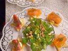 Lachshäppchen mit Frischkäse und Honig-Senf-Soße - Rezept - Bild Nr. 16895