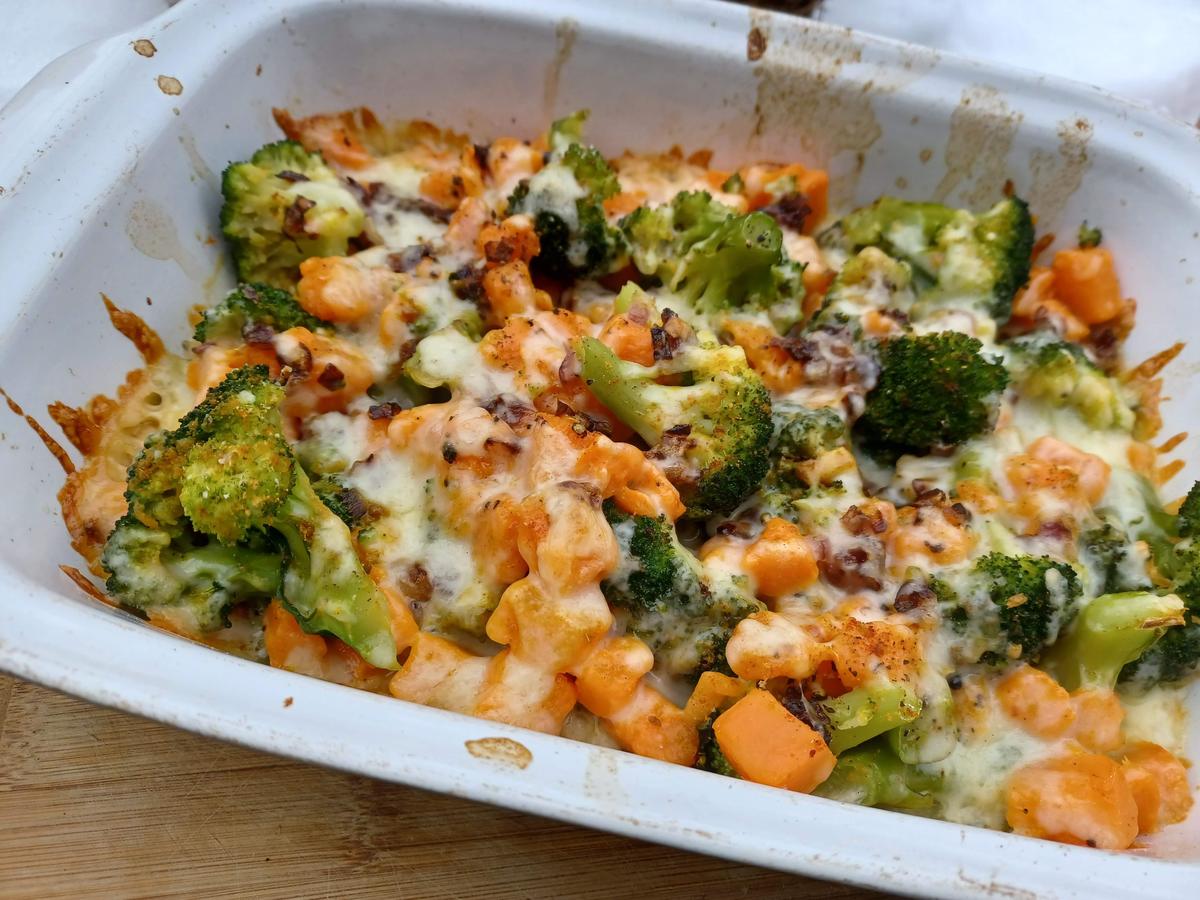 Süßkartoffel - Brokkoli - Auflauf - Rezept