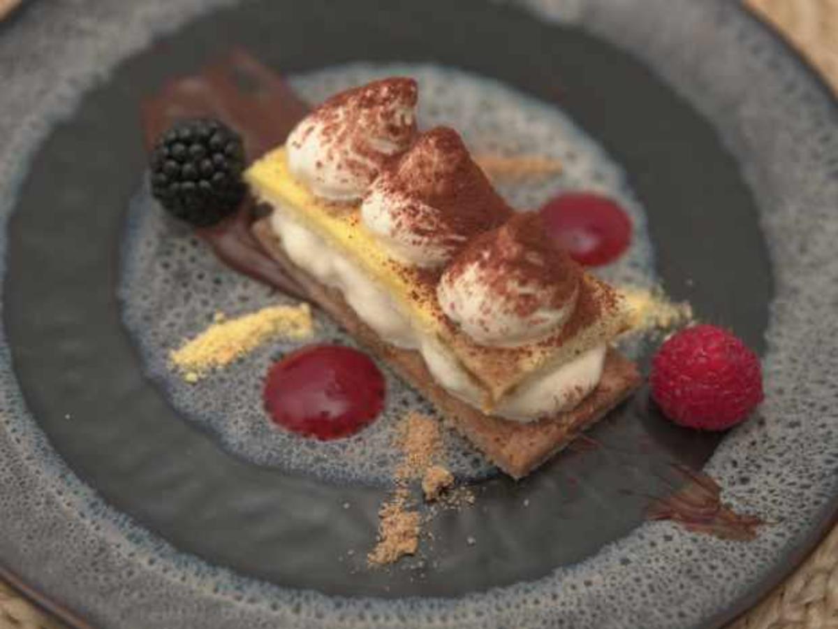 Tiramisu mit Himbeersoße - von Das perfekte Dinner