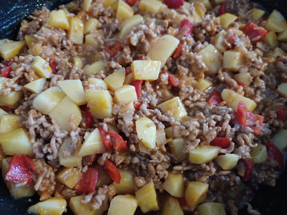 Rezept: Kartoffel - Hackfleisch - Pfanne Bild Nr. 16902 Kartoffel - Hackfleisch - Pfanne - Rezept - Bild Nr. 16902