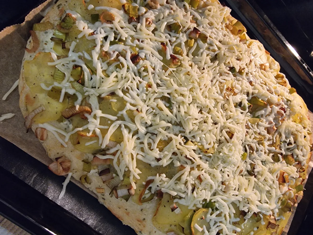 Kartoffel-Lauch-Pizza - Rezept - Bild Nr. 16904