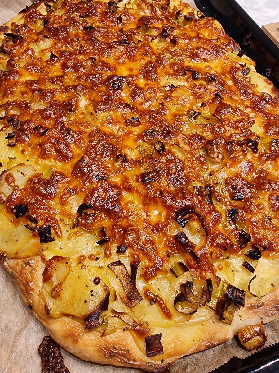 Kartoffel-Lauch-Pizza - Rezept - Bild Nr. 16905