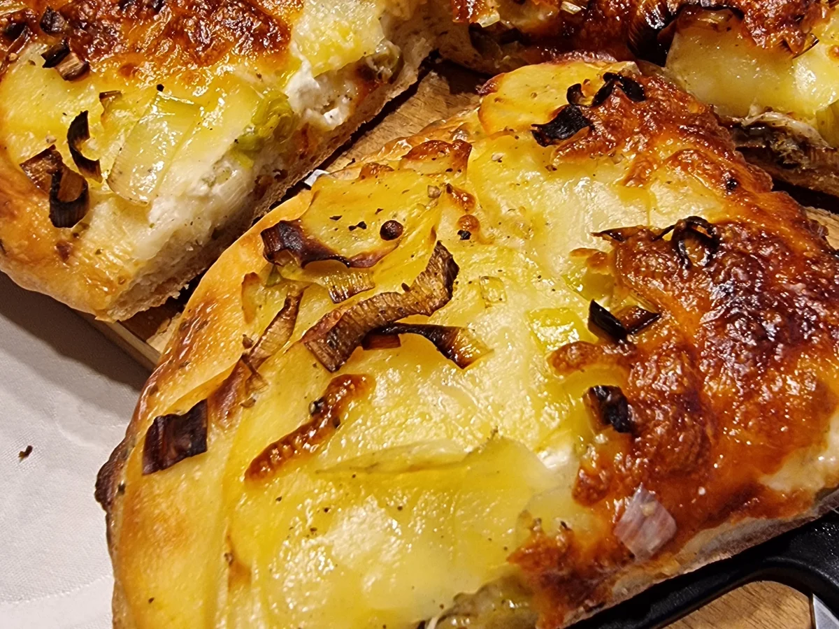 Kartoffel-Lauch-Pizza - Rezept - Bild Nr. 16906