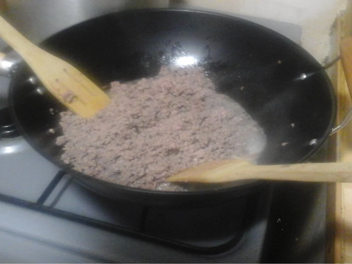 Spaghetti mit Mett-Gemüse-Sauce - Rezept - Bild Nr. 16900