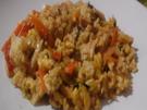 Wok-Gemüse mit Hähnchenfleisch, Ei und Basmatireis - Rezept - Bild Nr. 16895