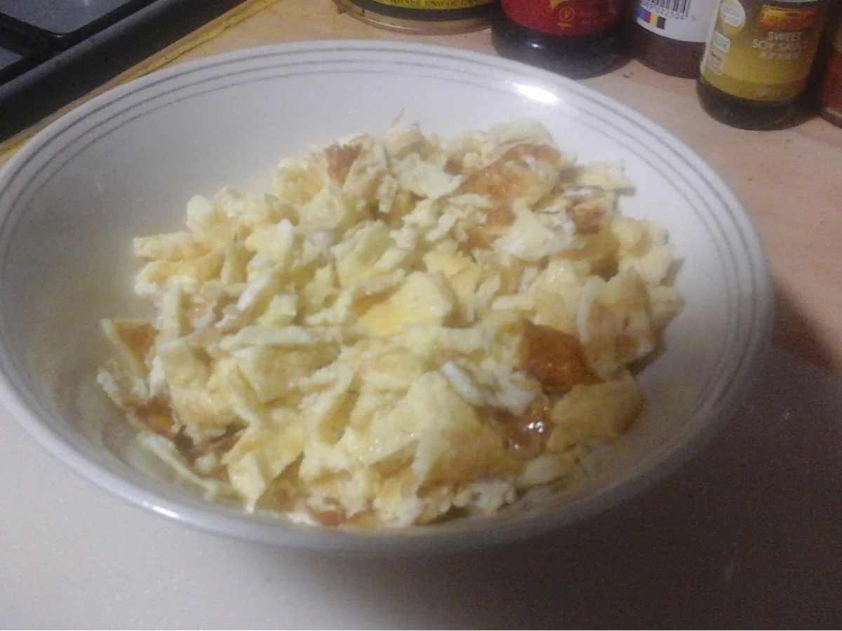 Wok-Gemüse mit Hähnchenfleisch, Ei und Basmatireis - Rezept - Bild Nr. 16900