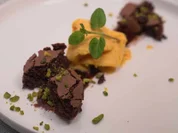 Kürbiseis mit Schokoladenbrownie - Rezept - Bild Nr. 16895