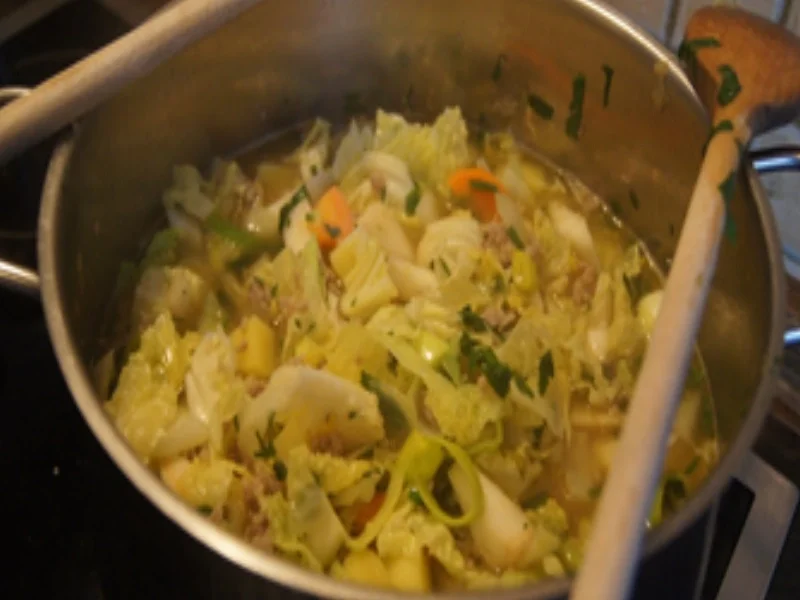 Bouillon-Gemüse-Hackfleisch-Eintopf - Rezept - Bild Nr. 18