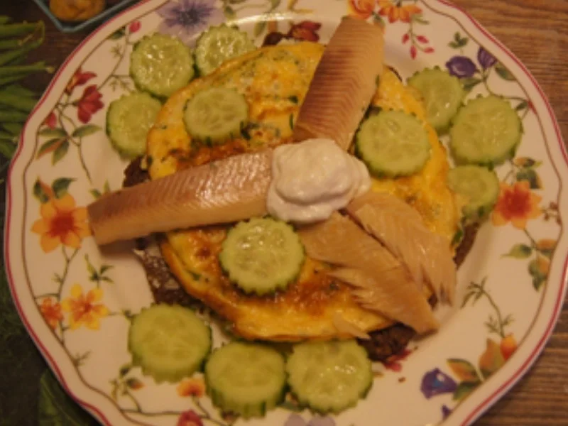 Ei-Vollkornbrot mit Forellenfilet - Rezept - Bild Nr. 16906