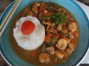 Garnelen-Gemüse-Wok mit Jasmin-Reis - Rezept - Bild Nr. 2