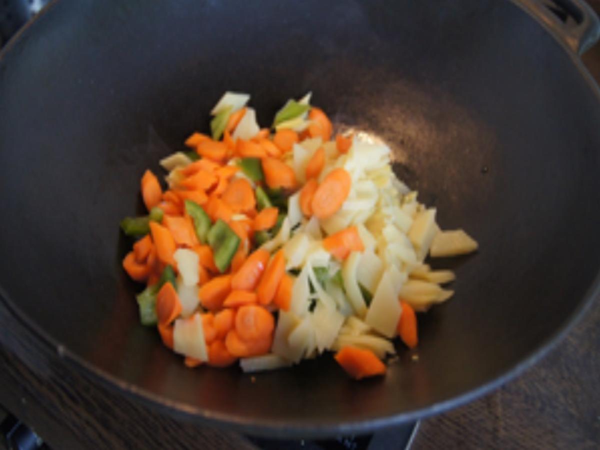 Garnelen-Gemüse-Wok mit Jasmin-Reis - Rezept - Bild Nr. 10