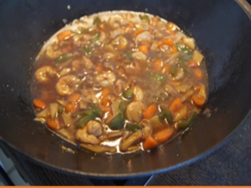 Rezept: Garnelen-Gemüse-Wok mit Jasmin-Reis Bild Nr. 13 Garnelen-Gemüse-Wok mit Jasmin-Reis - Rezept - Bild Nr. 13