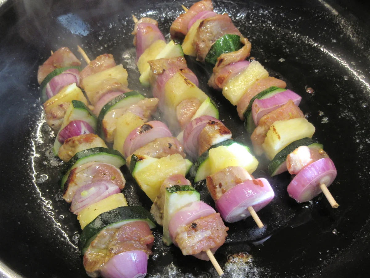 Fleisch: Fruchtige Lendenspieße - Rezept - Bild Nr. 3