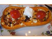Butternut-Kürbis mit Chili-con-Carne-Füllung - Rezept - Bild Nr. 2