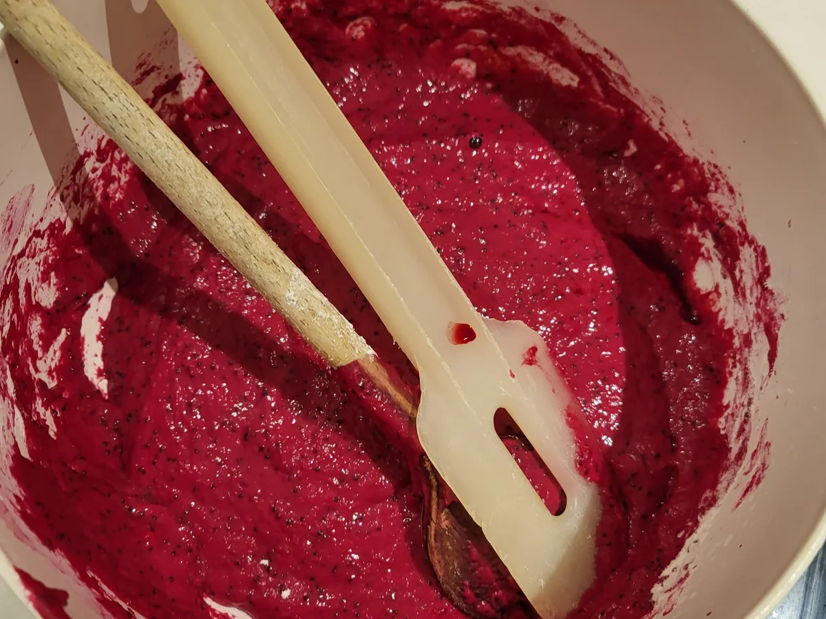 Rezept: Rote-Bete-Mohn Spätzle Bild Nr. 5 Rote-Bete-Mohn Spätzle - Rezept - Bild Nr. 5