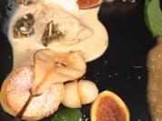 Kürbiskernöl-Eis mit karamellisierten Kürbiskernen und Grieß-Soufflee mit Tonkabohne - Rezept - Bild Nr. 16904